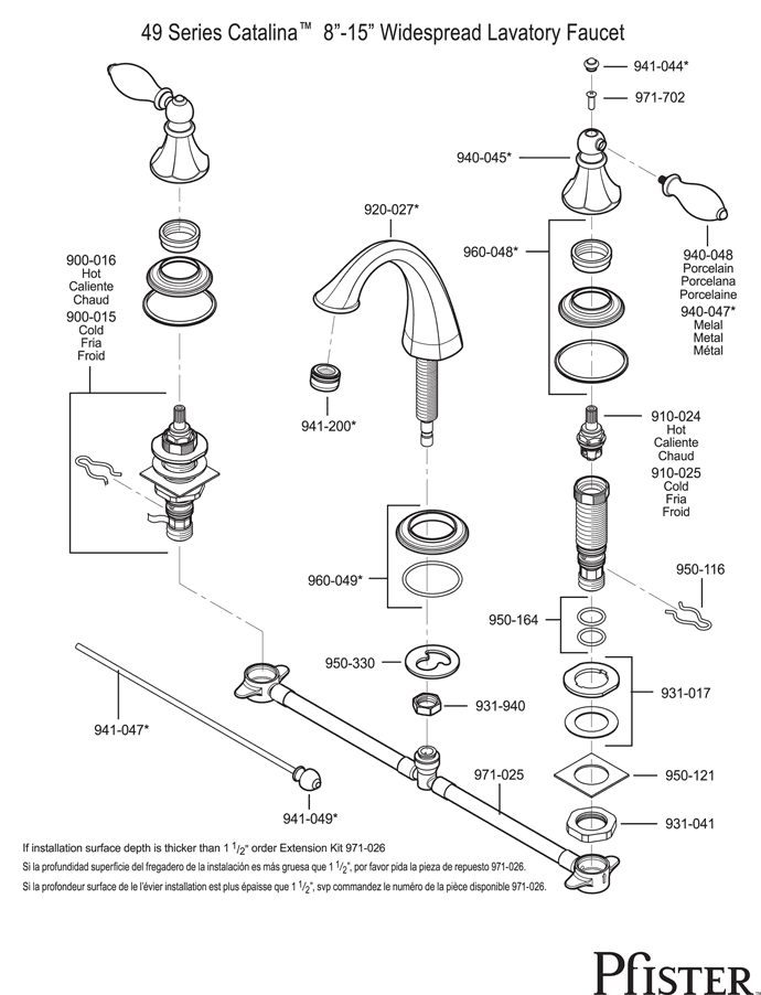 18+ Price fisher faucet parts Type